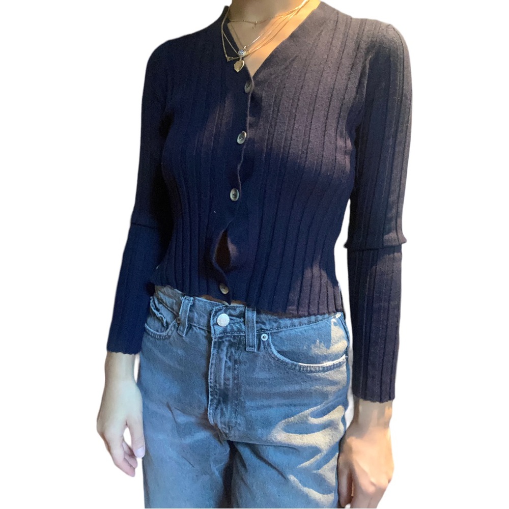 CELINE 100% Wool Cardigan